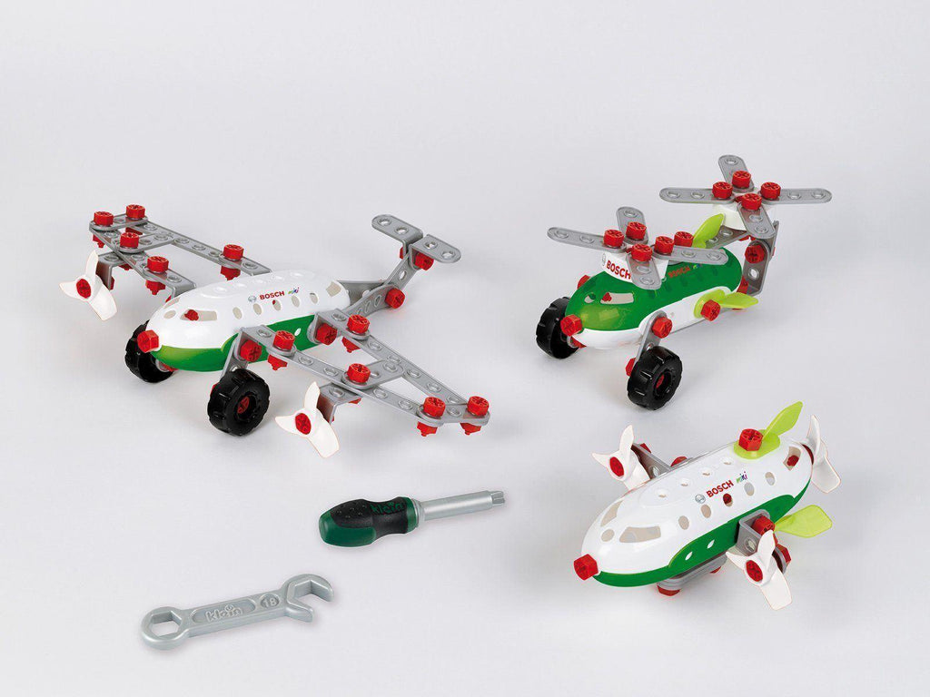Theo Klein 8790 Bosch 3 in 1 Aircraft Team Construction Set - TOYBOX Toy Shop