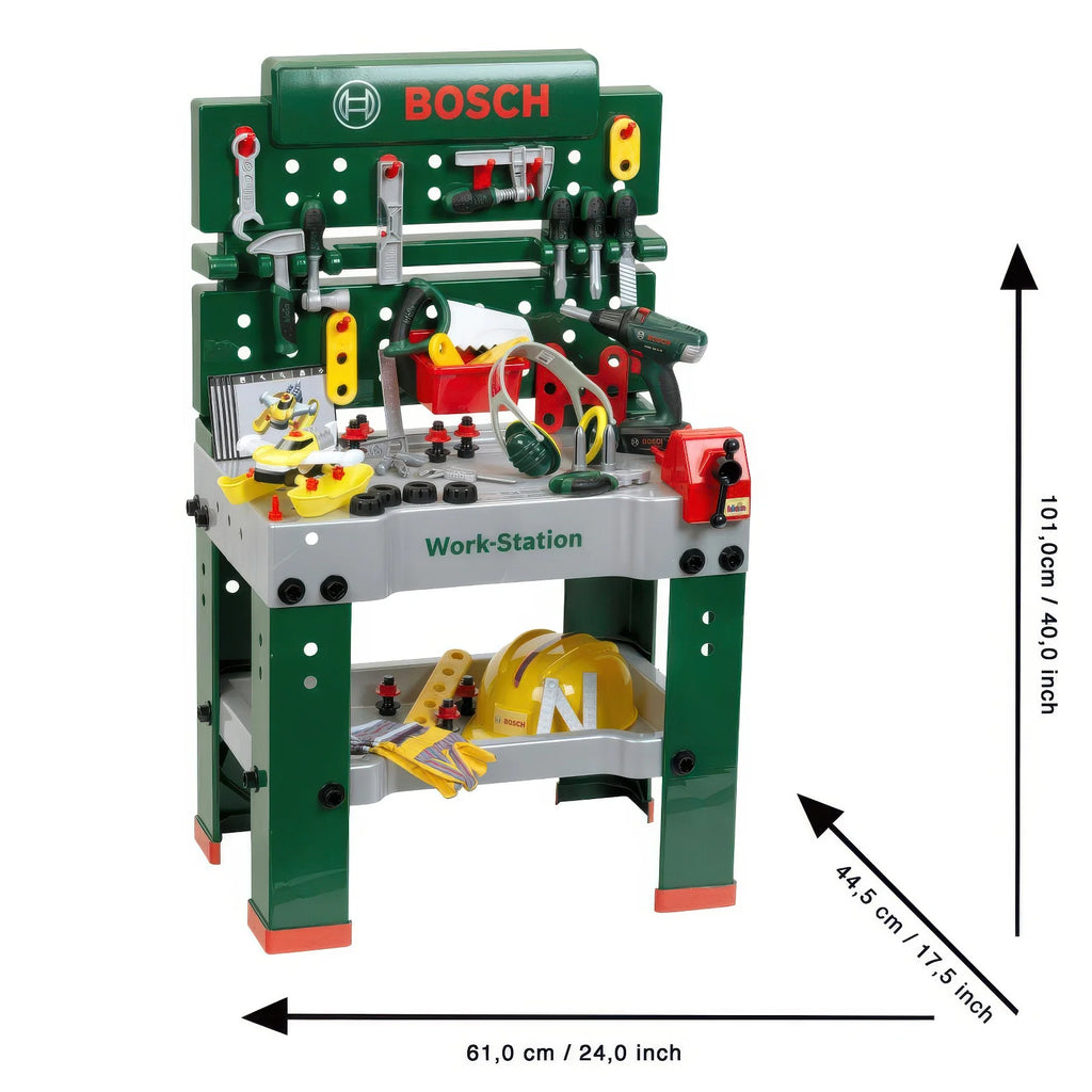 Theo Klein BOSCH 8469 Workstation with 150 Accessories - TOYBOX Toy Shop