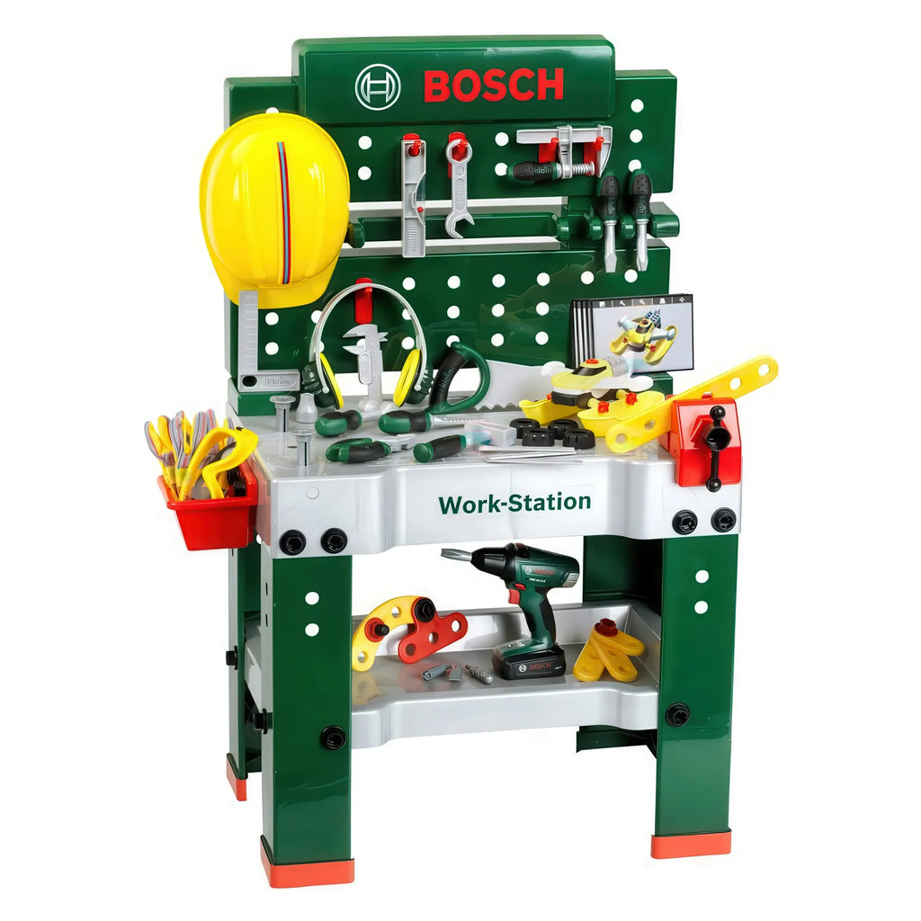 Theo Klein BOSCH 8469 Workstation with 81 Accessories - TOYBOX Toy Shop