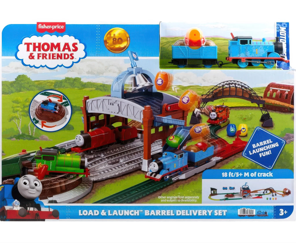 Thomas & Friends Load & Launch Barrel Delivery Train Set