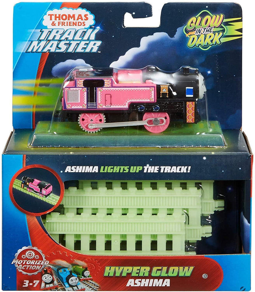 Thomas & Friends Fisher-Price TrackMaster, Motorized Hyper Glow Trains - TOYBOX
