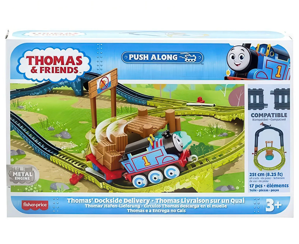 Thomas and Friends Push Along Playset Thomas' Dockside Delivery
