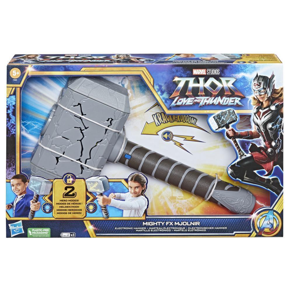 Thor Love and Thunder Mighty FX Mjolnir Electronic Hammer - TOYBOX Toy Shop