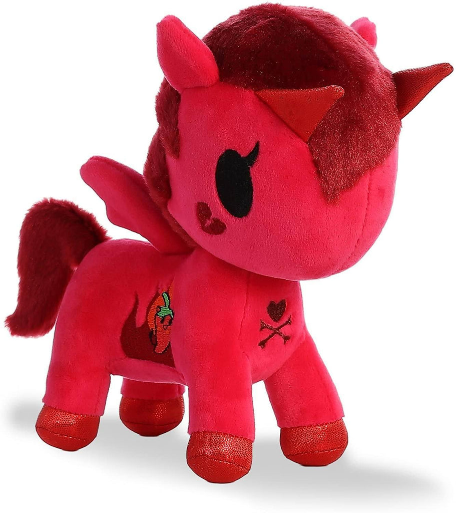 Tokidoki AURORA 15678 Plush 20cm Unicorno Pepperino - Red - TOYBOX Toy Shop