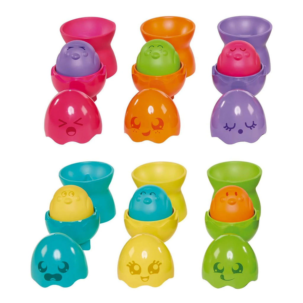 TOMY Toomies Hide & Squeak Egg Stackers - TOYBOX Toy Shop