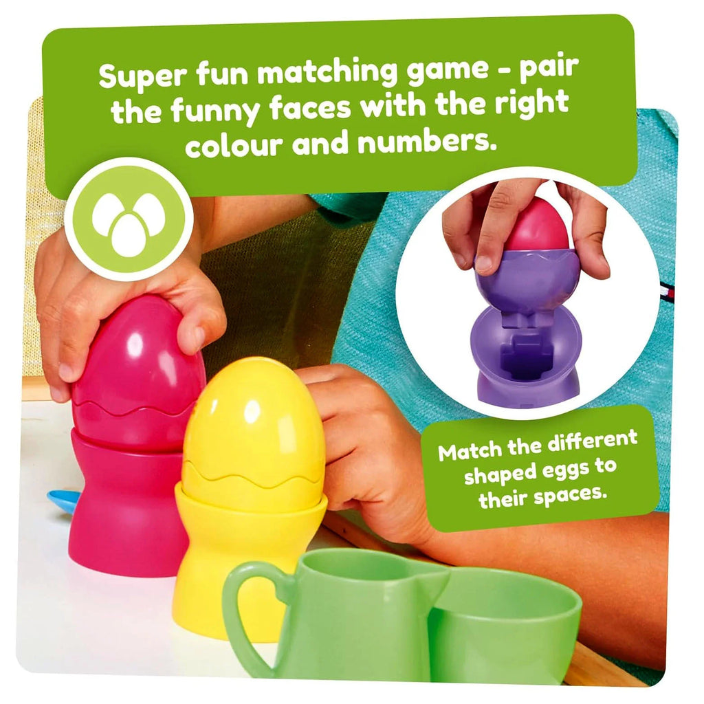 TOMY Toomies Hide & Squeak Egg Stackers - TOYBOX Toy Shop