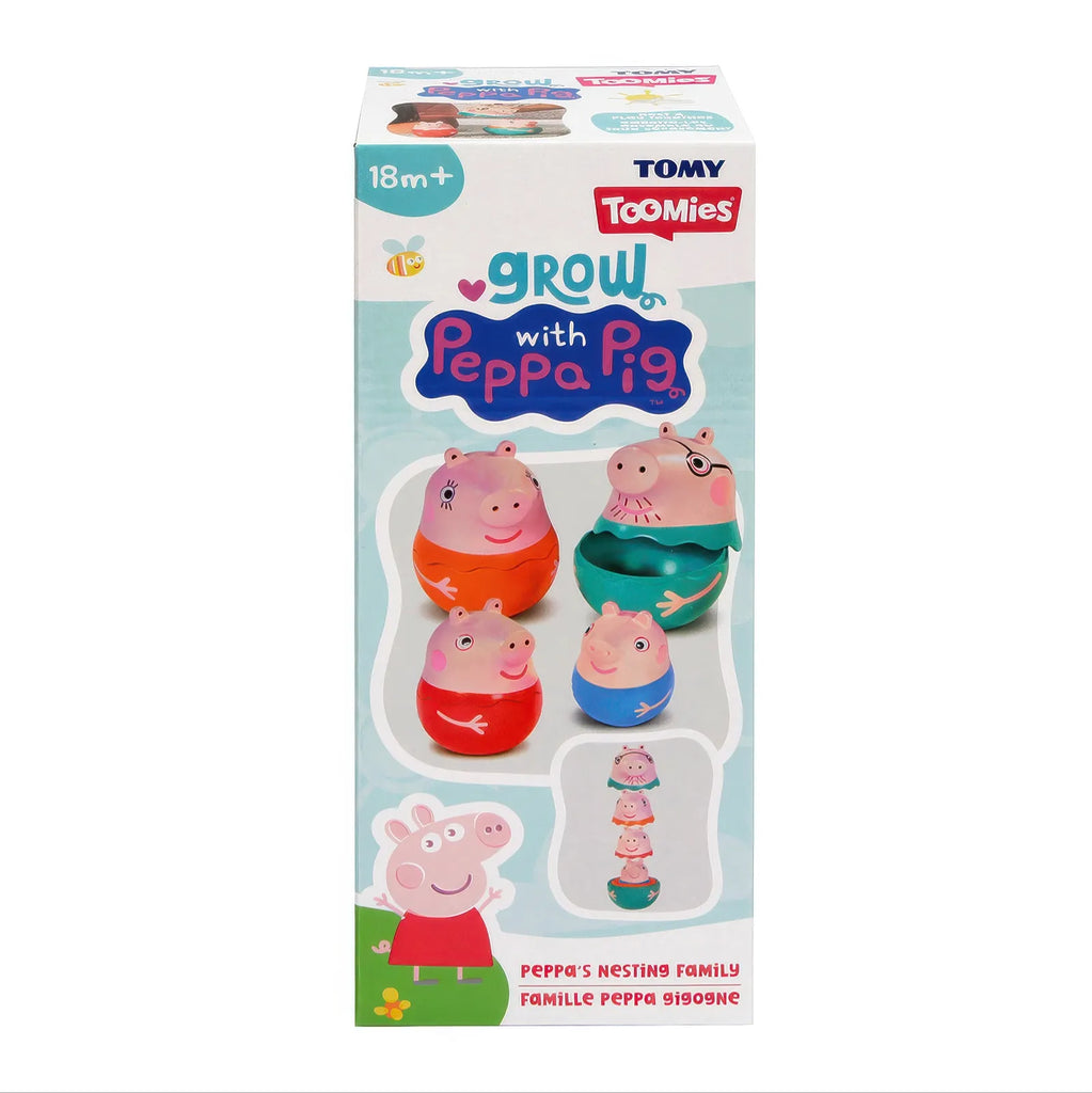 TOMY Toomies Peppa Pig - Peppa's Nesting Family