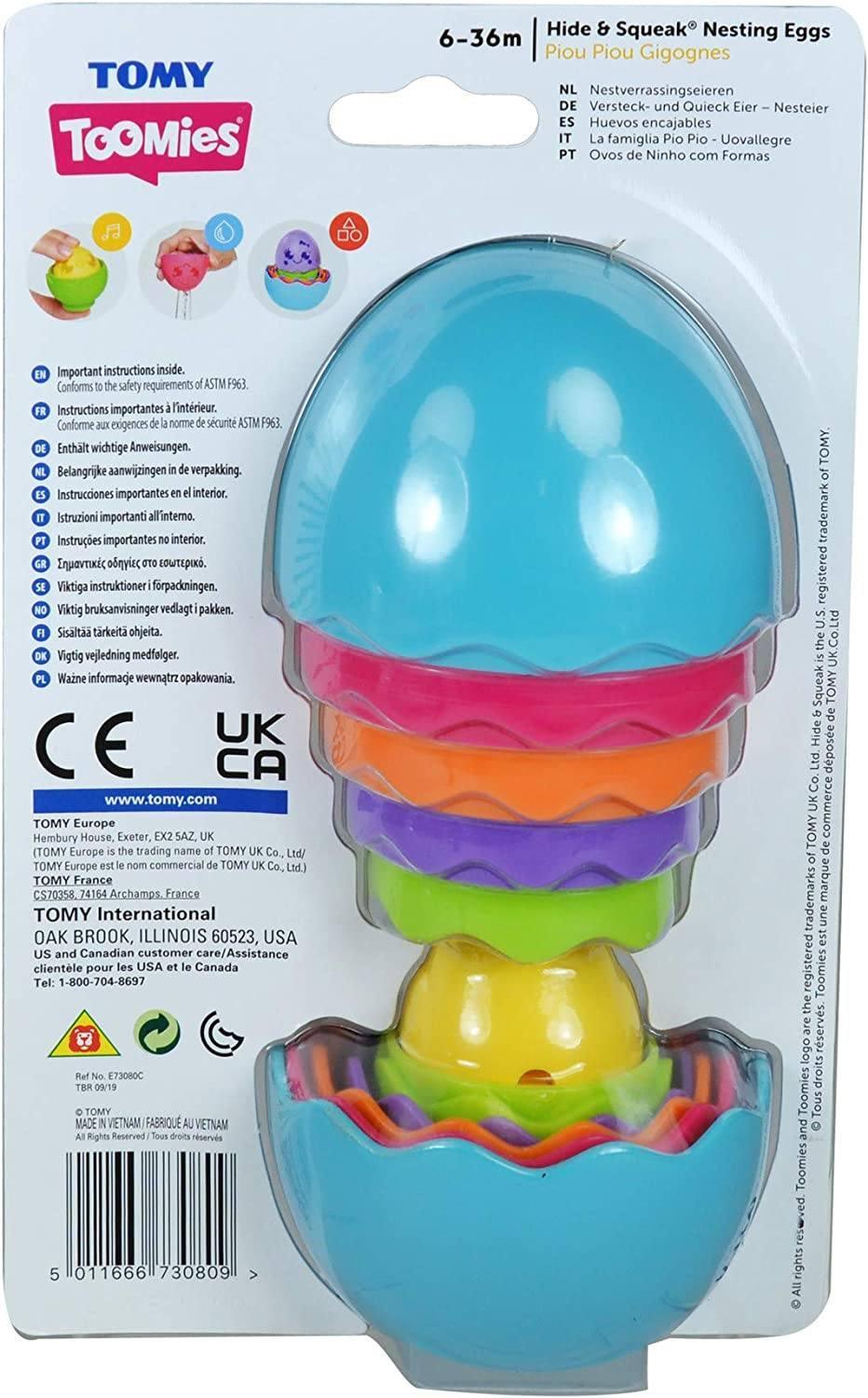 Toomies Hide Squeak Nesting Eggs TOYBOX Superstore