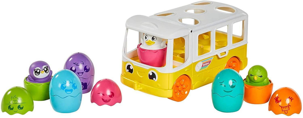 Toomies Tomy Hide and Squeak Egg Bus - TOYBOX Toy Shop
