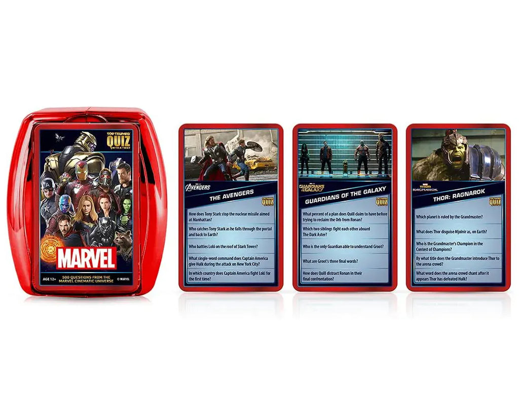 Top Trumps Marvel Cinematic Universe Quiz Game