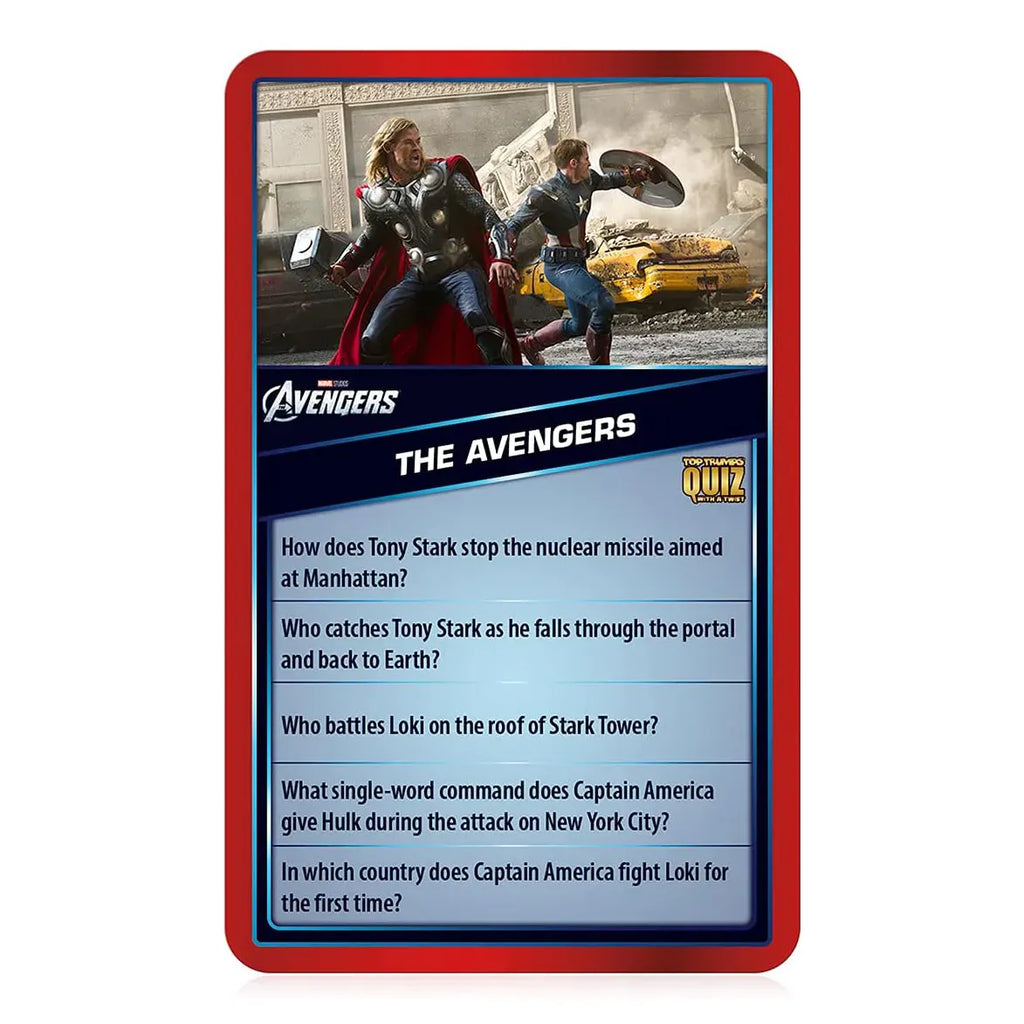 Top Trumps Marvel Cinematic Universe Quiz Game