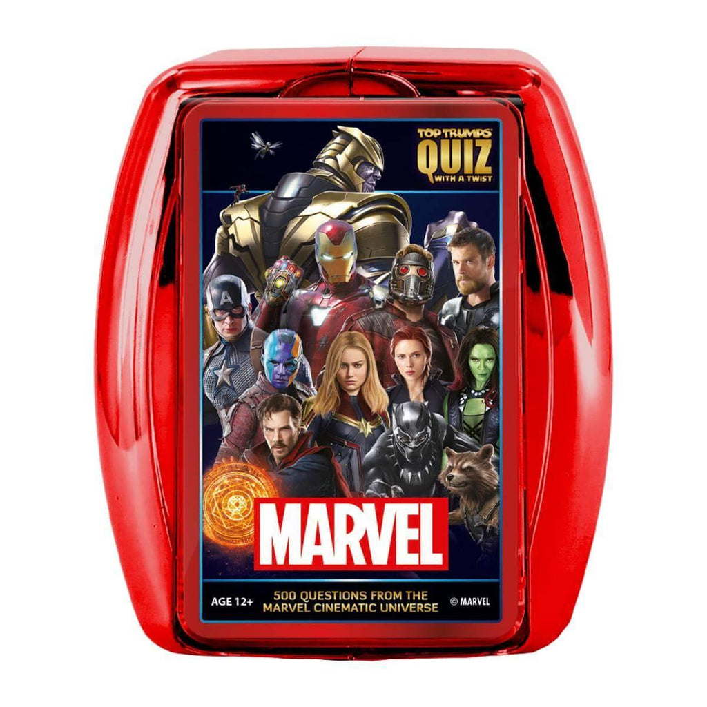 Top Trumps Quiz Marvel Cinematic Card Game - TOYBOX Toy Shop
