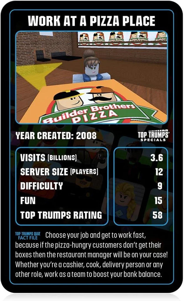 Top Trumps the Independent and Unofficial Guide To Roblox - TOYBOX Toy Shop