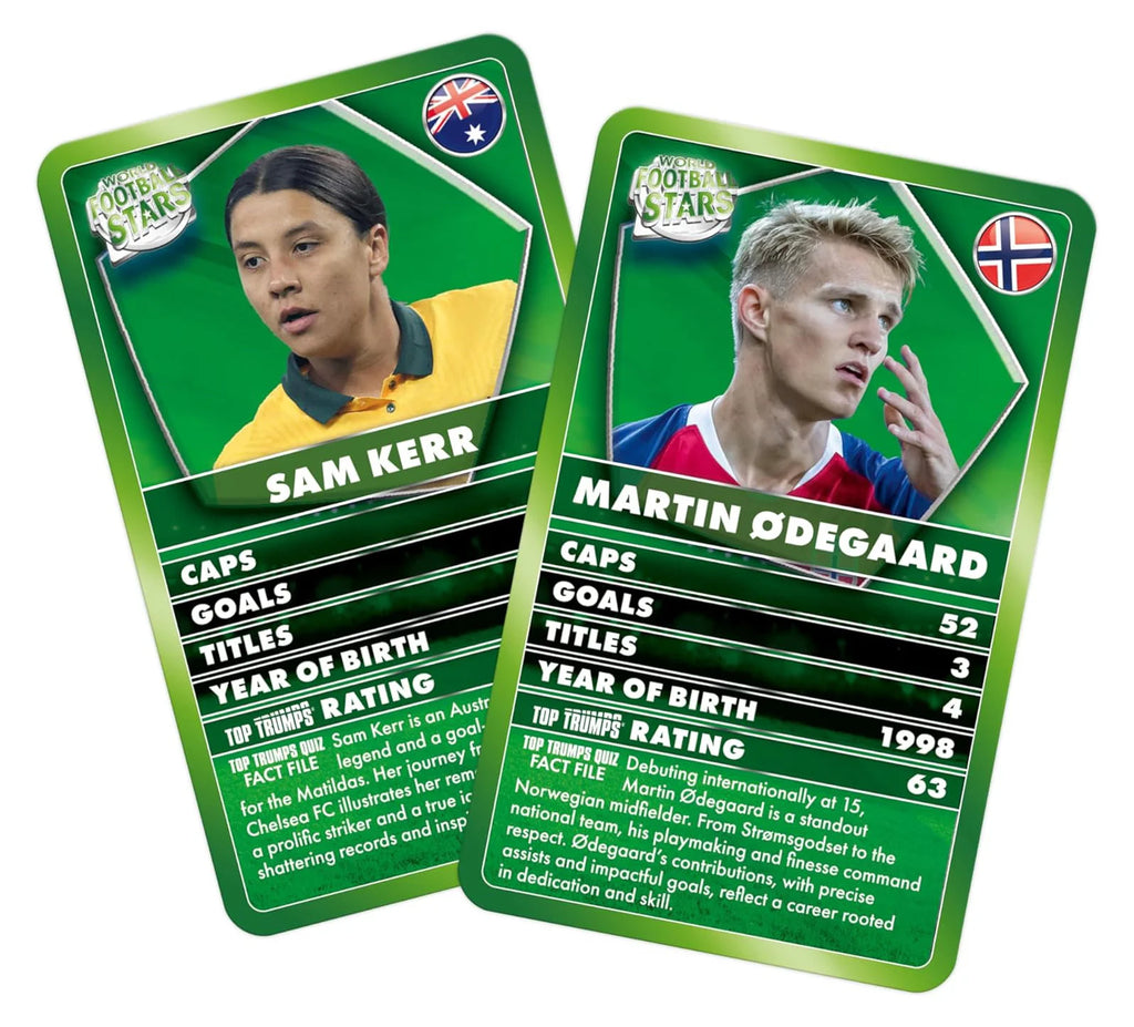 Top Trumps World Football Stars Specials Card Game Green - TOYBOX Toy Shop