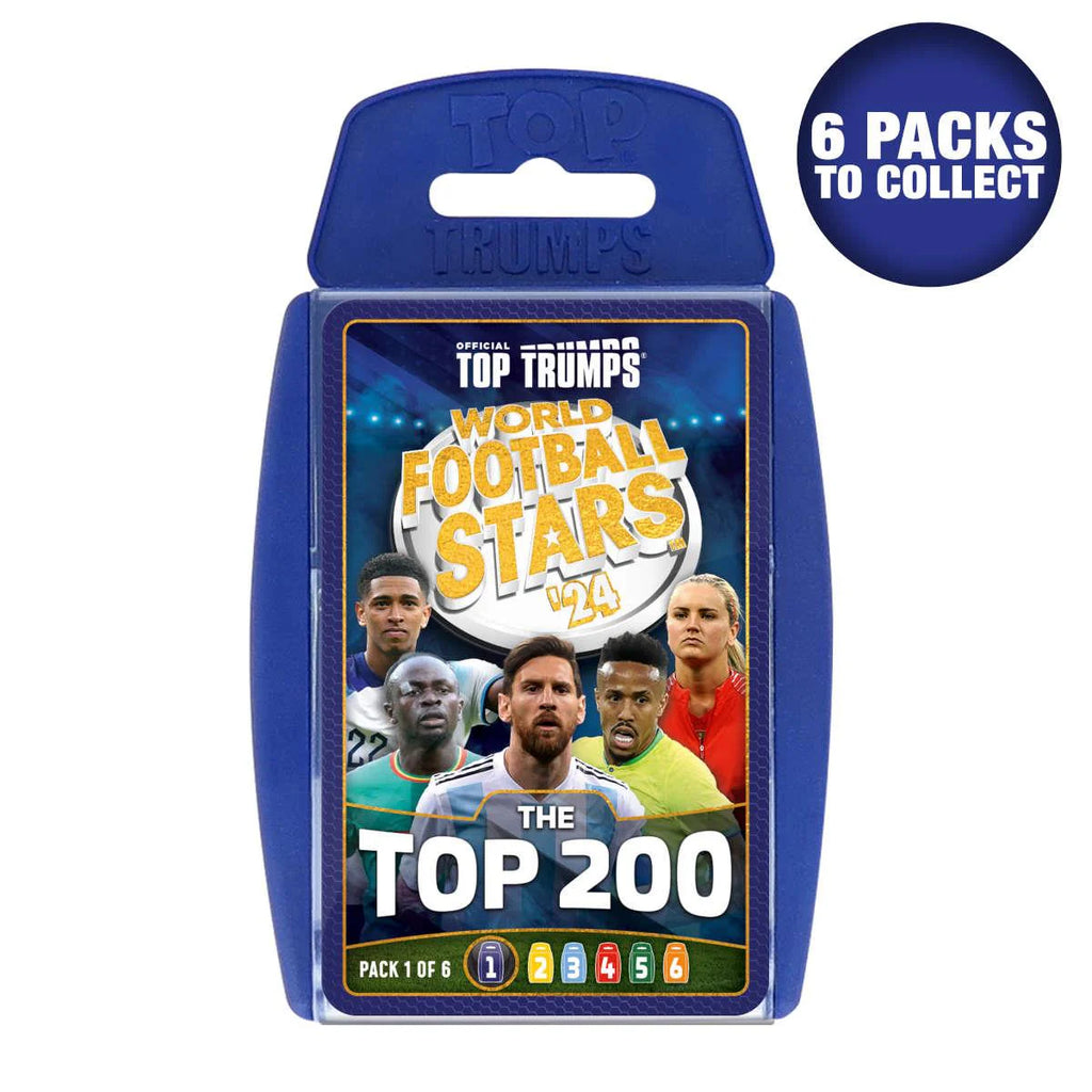 Top Trumps World Football Stars Top 200 Card Game - Pack 1 - TOYBOX Toy Shop
