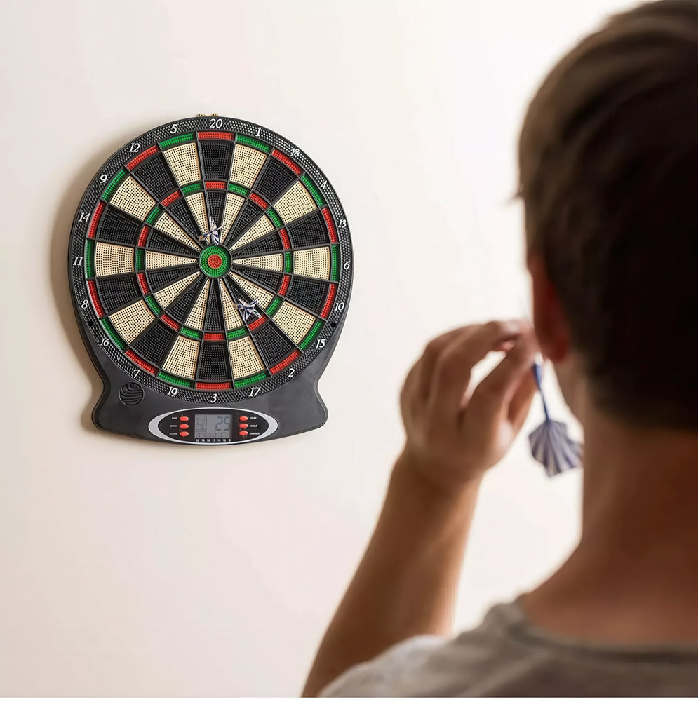 Toyrific Electronic Dart Board - with 6 Soft Tip Darts