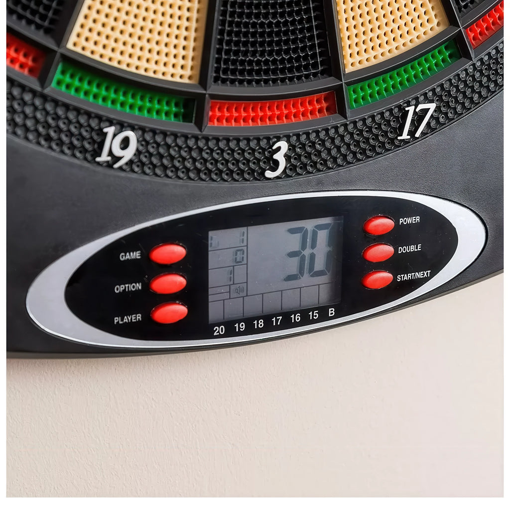 Toyrific Electronic Dart Board - with 6 Soft Tip Darts