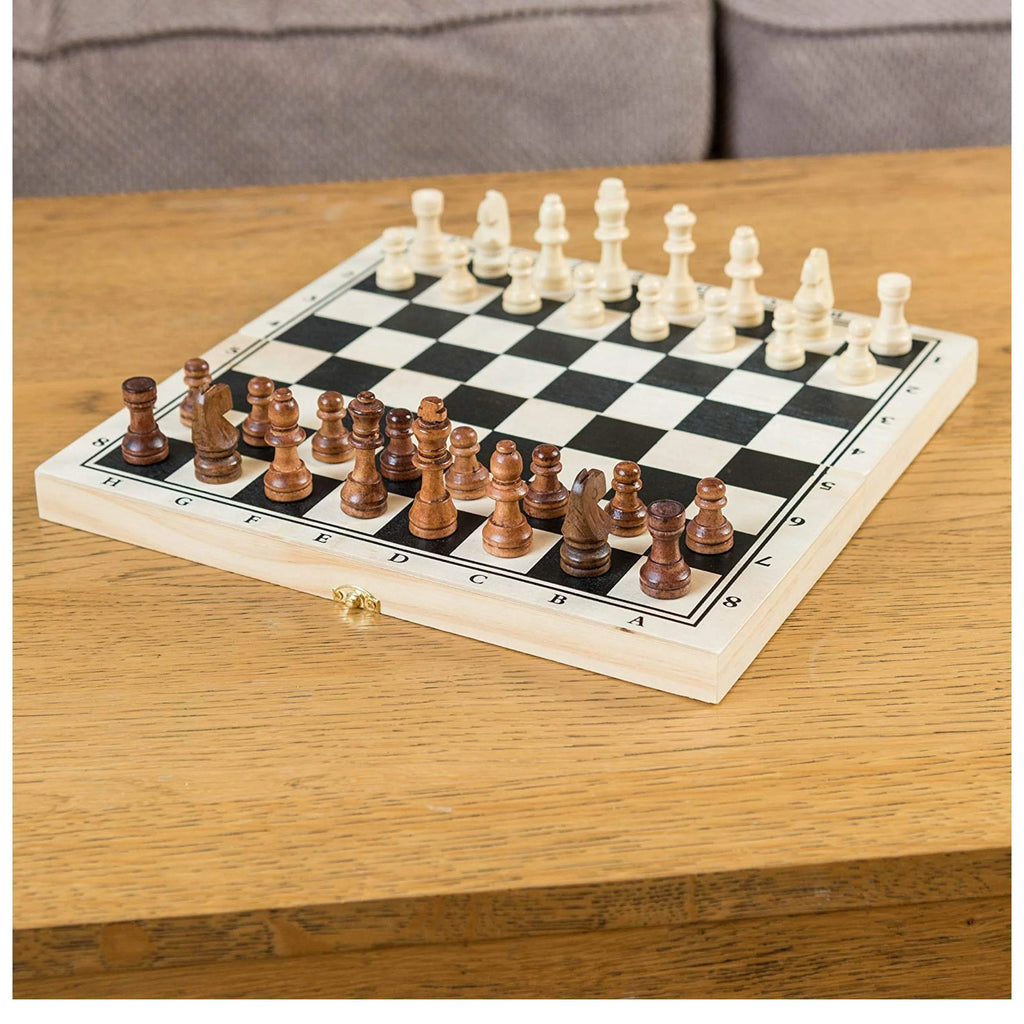 Traditional Games 3 In 1 Board Game