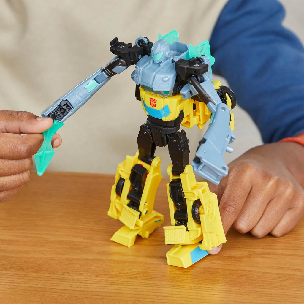 TRANSFORMERS EarthSpark Cyber-Combiner Bumblebee and Mo Malto Robot - TOYBOX Toy Shop