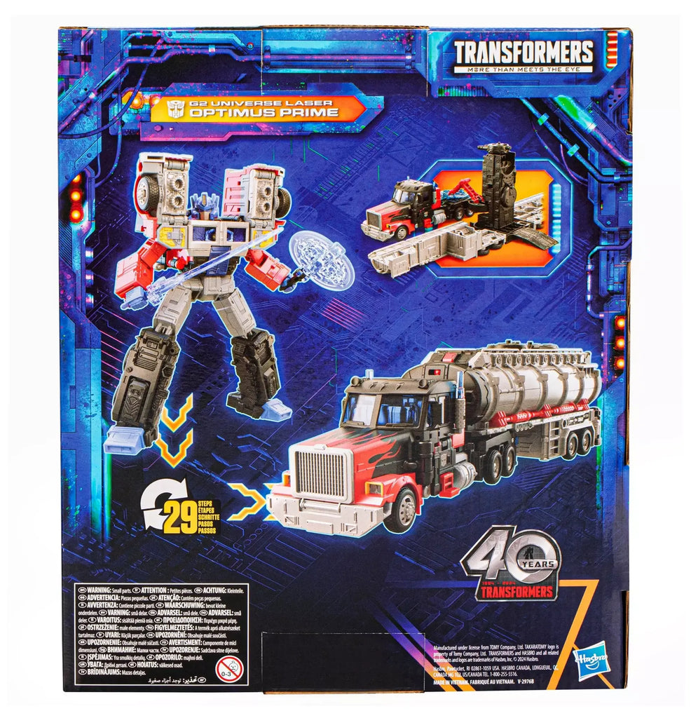 Transformers Legacy United Leader Class G2 Universe Laser Optimus Prime - TOYBOX Toy Shop