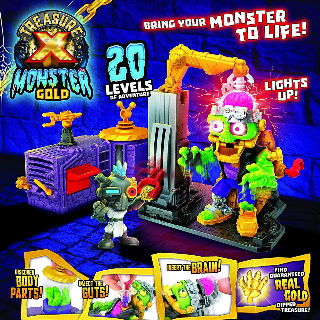 Treasure X Monster Gold Mega Monster Lab Playset - TOYBOX Toy Shop