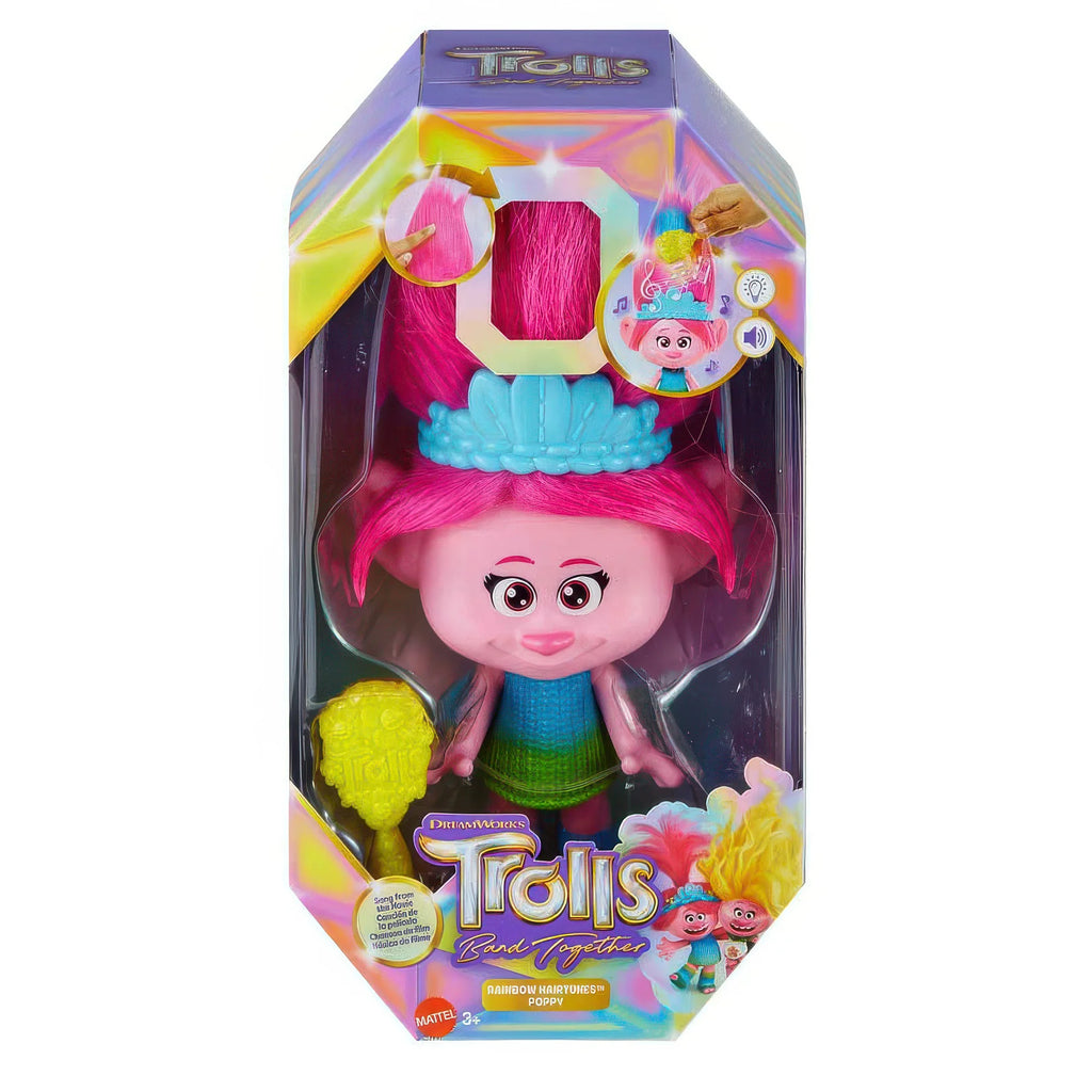 Trolls Rainbow Hair Sisters Interactive Poppy Doll - TOYBOX Toy Shop