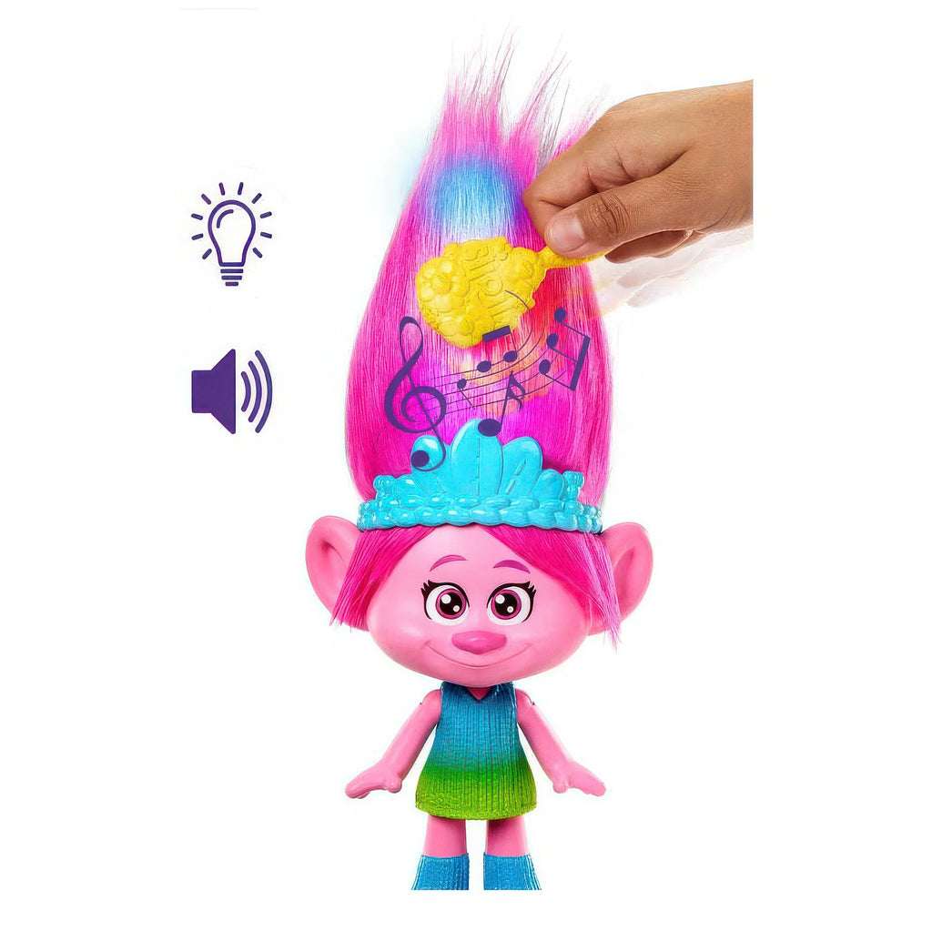 Trolls Rainbow Hair Sisters Interactive Poppy Doll - TOYBOX Toy Shop