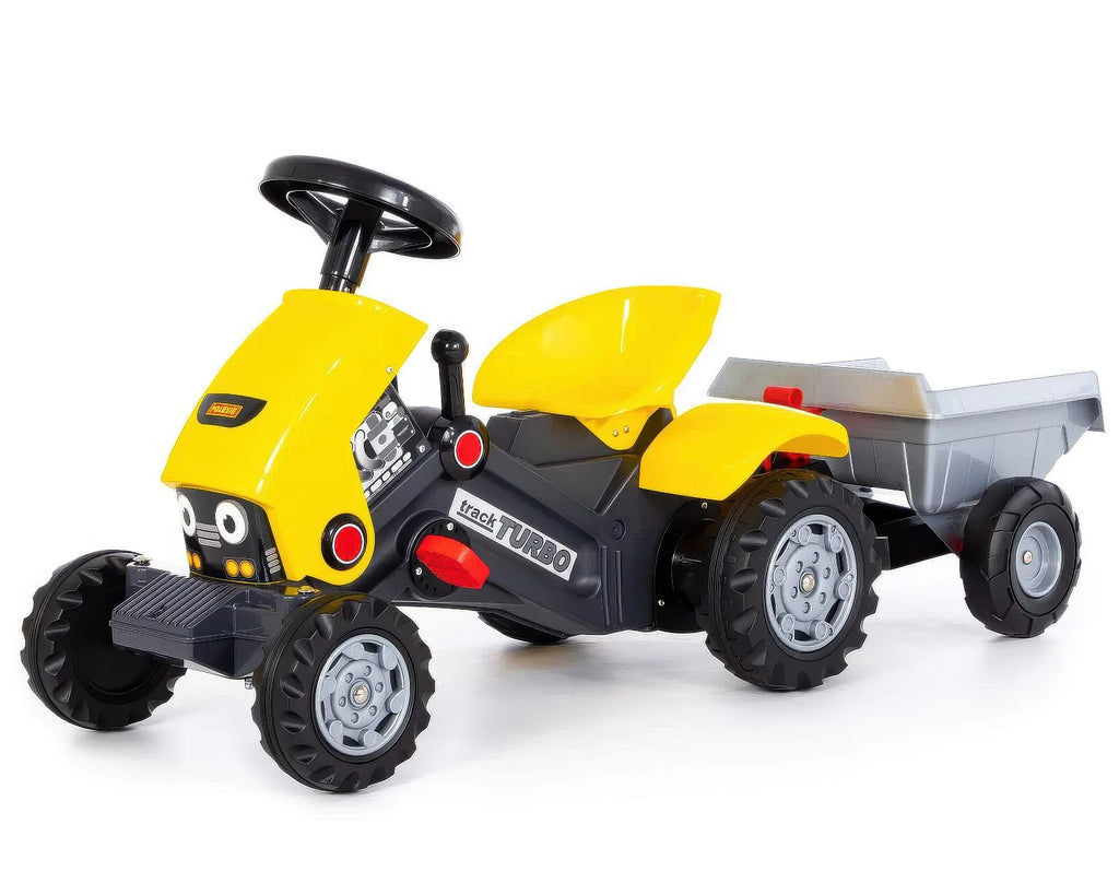 Turbo 2 Pedal Tractor and Trailer Ride-on