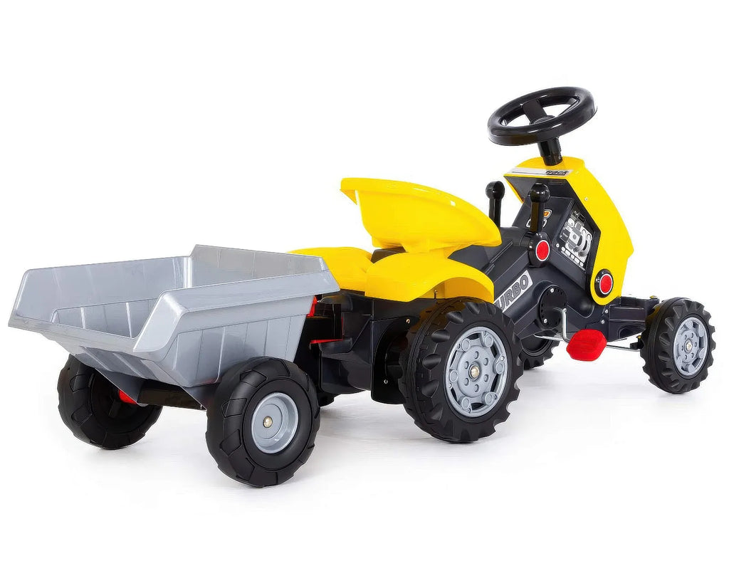 Turbo 2 Pedal Tractor and Trailer Ride-on