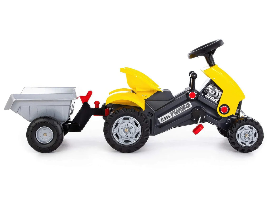 Turbo 2 Pedal Tractor and Trailer Ride-on