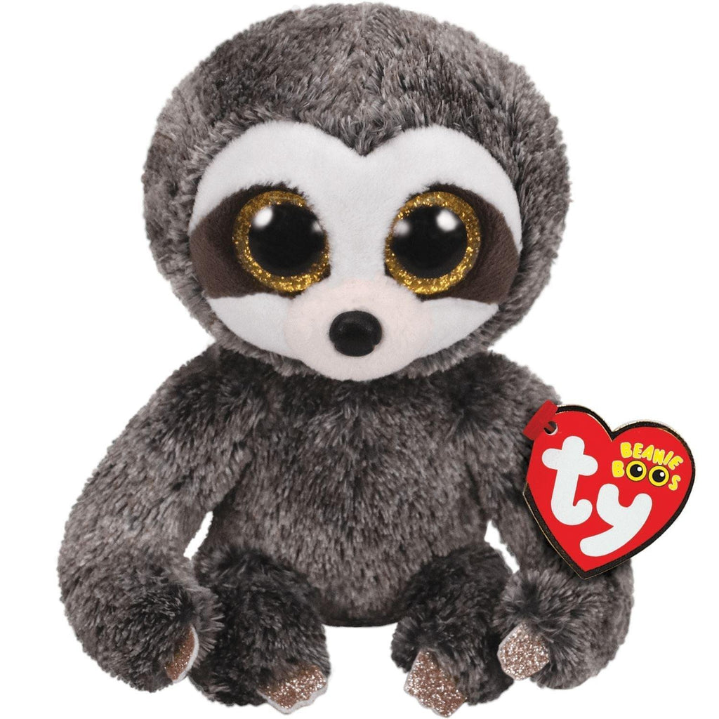 Ty Beanie Boo Dangler The Sloth 15cm Plush - Grey - TOYBOX Toy Shop