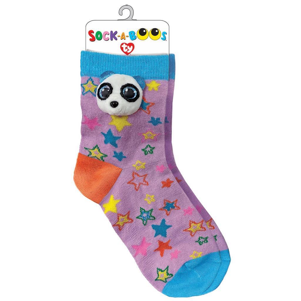 Ty Beanie Boo Fashion Slipper Socks - Bamboo the Panda - TOYBOX Toy Shop