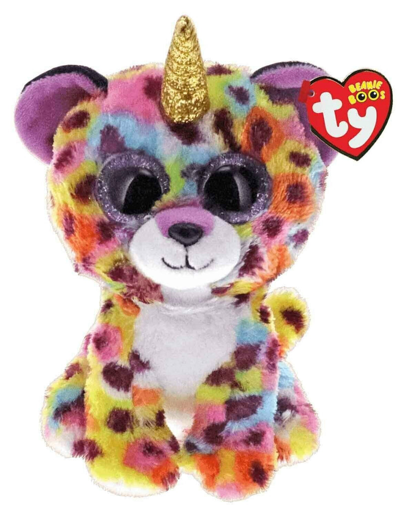 Ty Beanie Boo Giselle Leopard Plush With Horn 15cm - TOYBOX Toy Shop
