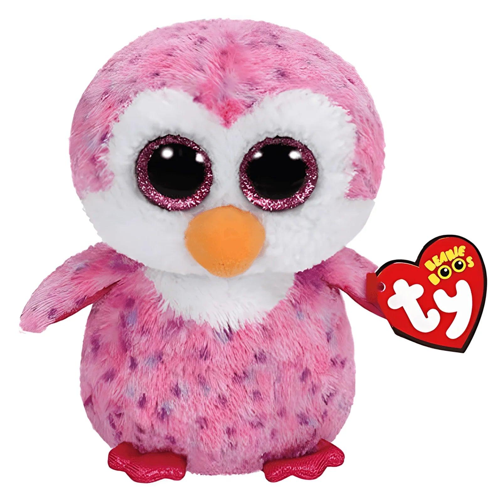 Ty Beanie Boo Glider The Pink Penguin Plush 15cm TOYBOX