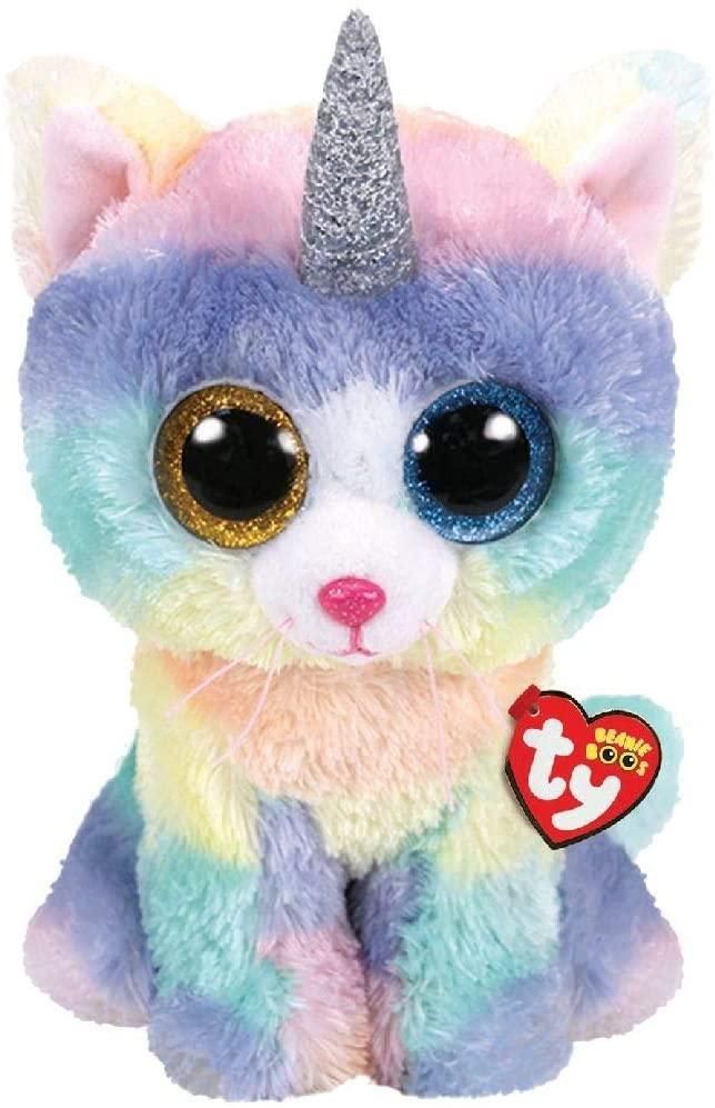 Ty Beanie Boo Heather Heather Uni-Kitty Plush 15cm - TOYBOX Toy Shop