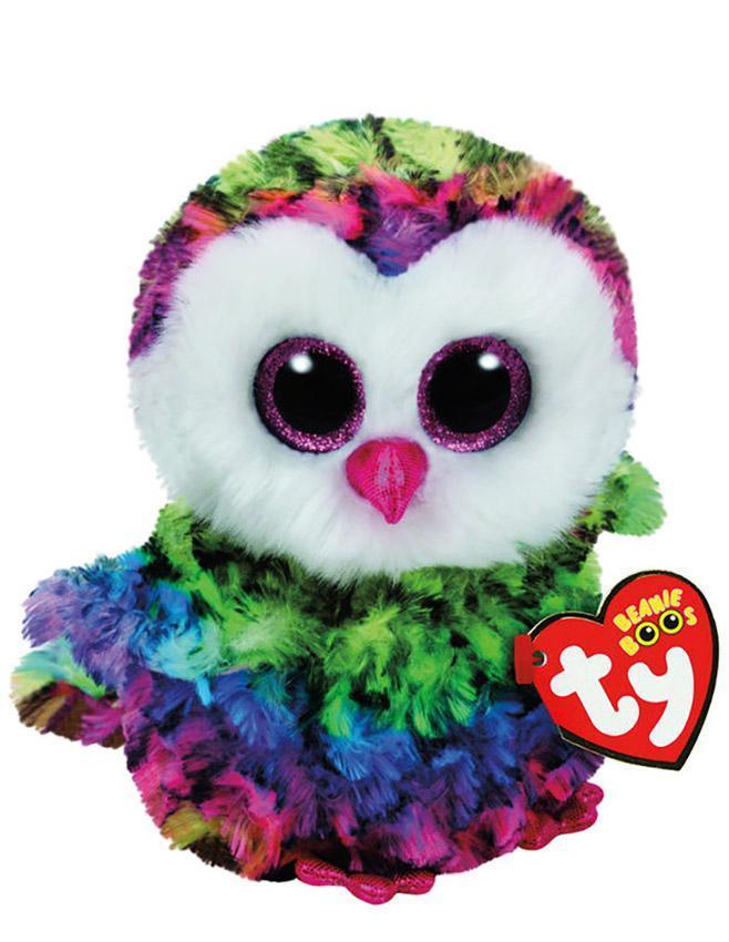Ty Beanie Boo Owen Owl Plush 15cm - TOYBOX Toy Shop