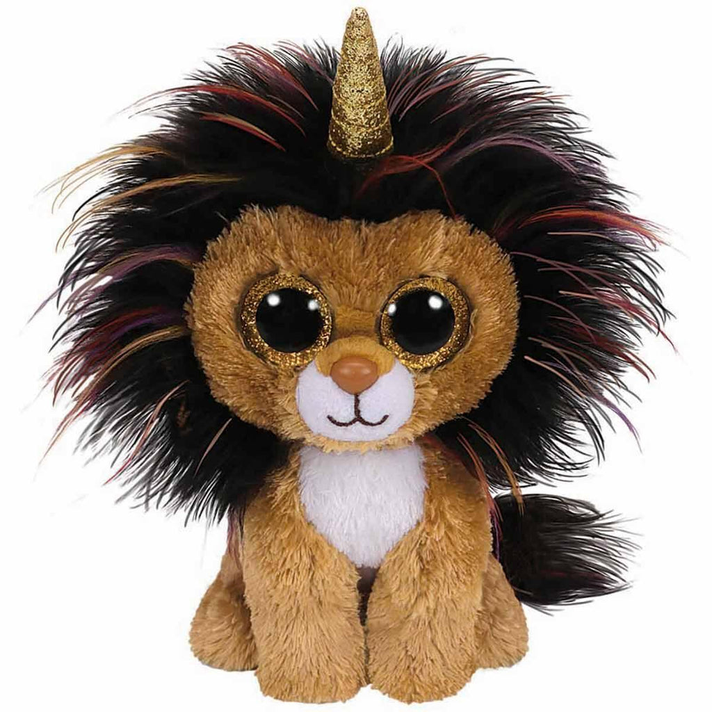 Ty Beanie Boo Ramsey Lion Unicorn Plush 17cm - TOYBOX Toy Shop