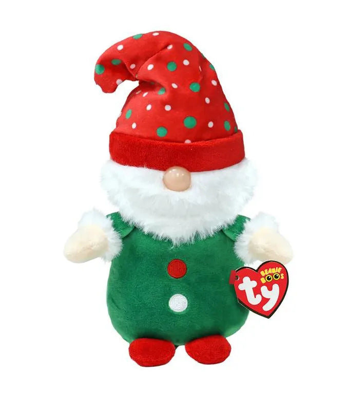 Ty Beanie Boo's Christmas Gnome Elf 15cm Plush