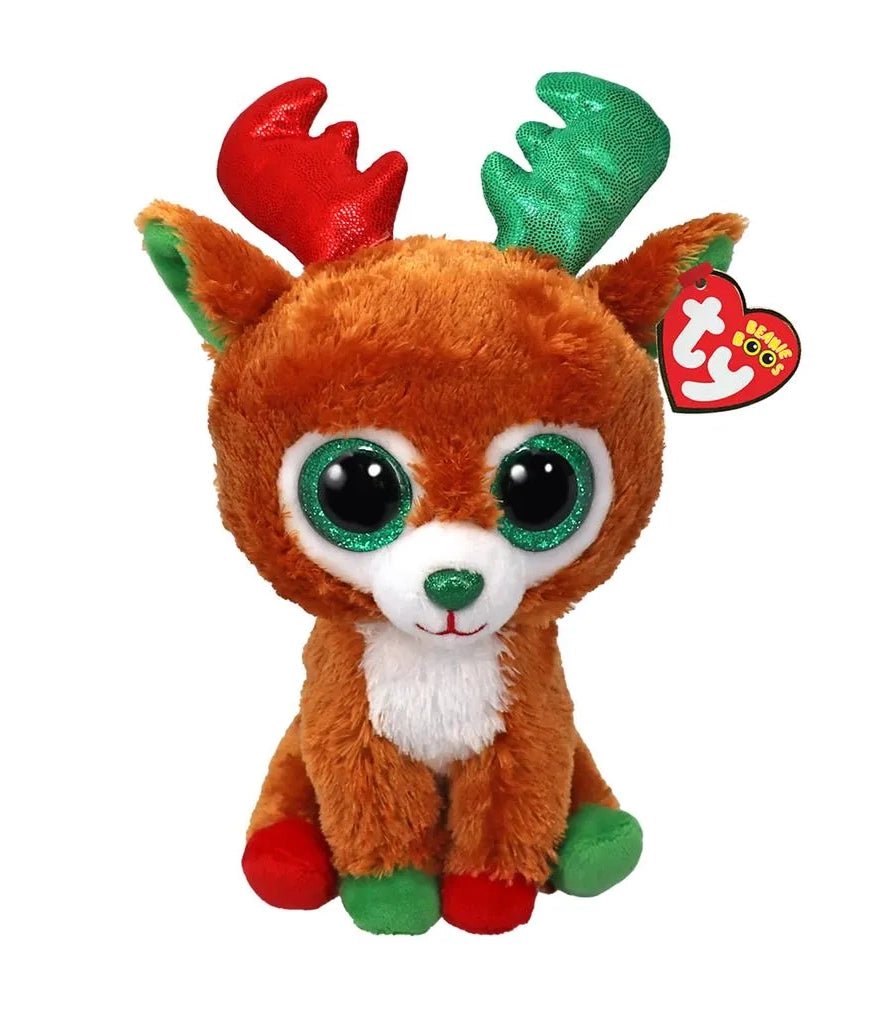 Ty Beanie Boo's Christmas Tinseltoes Reindeer 15cm