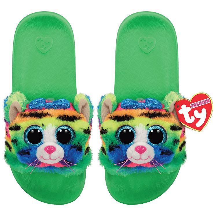 Ty Fashion Slide Slippers Tigerly Cat - Size 36-38 - TOYBOX Toy Shop