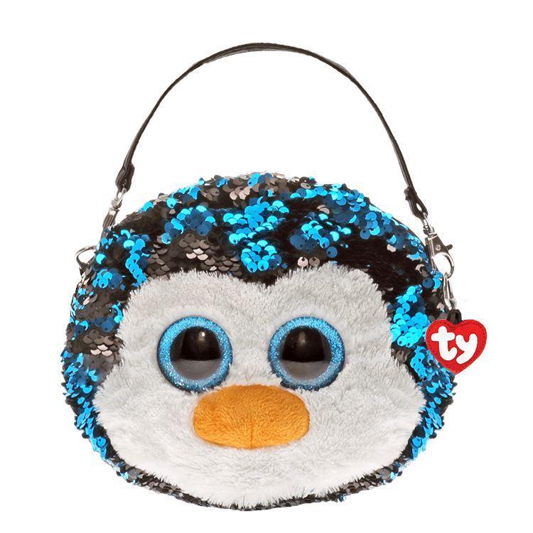 Ty Reversible Sequin Penguin Waddles Purse - TOYBOX Toy Shop