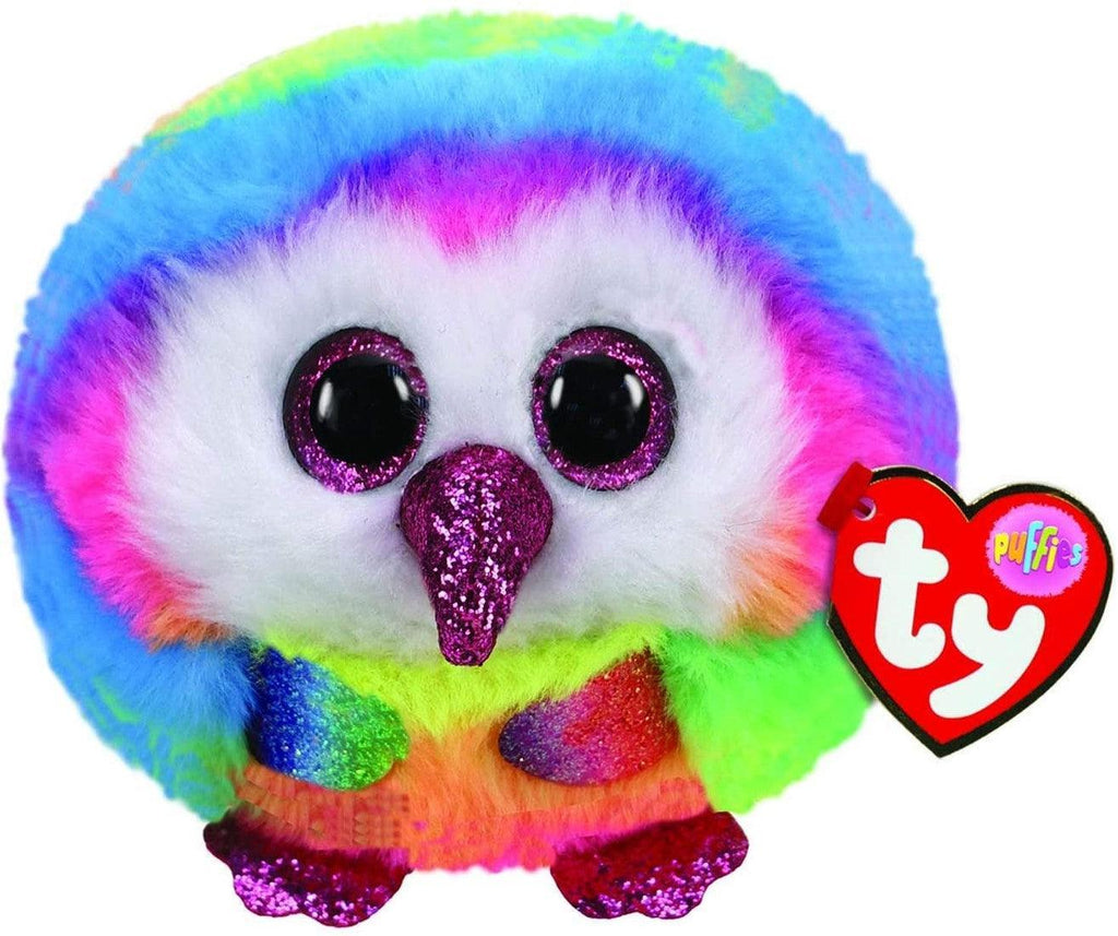 Ty Teeny Puffies Owen Owl 10cm Plush - TOYBOX Toy Shop