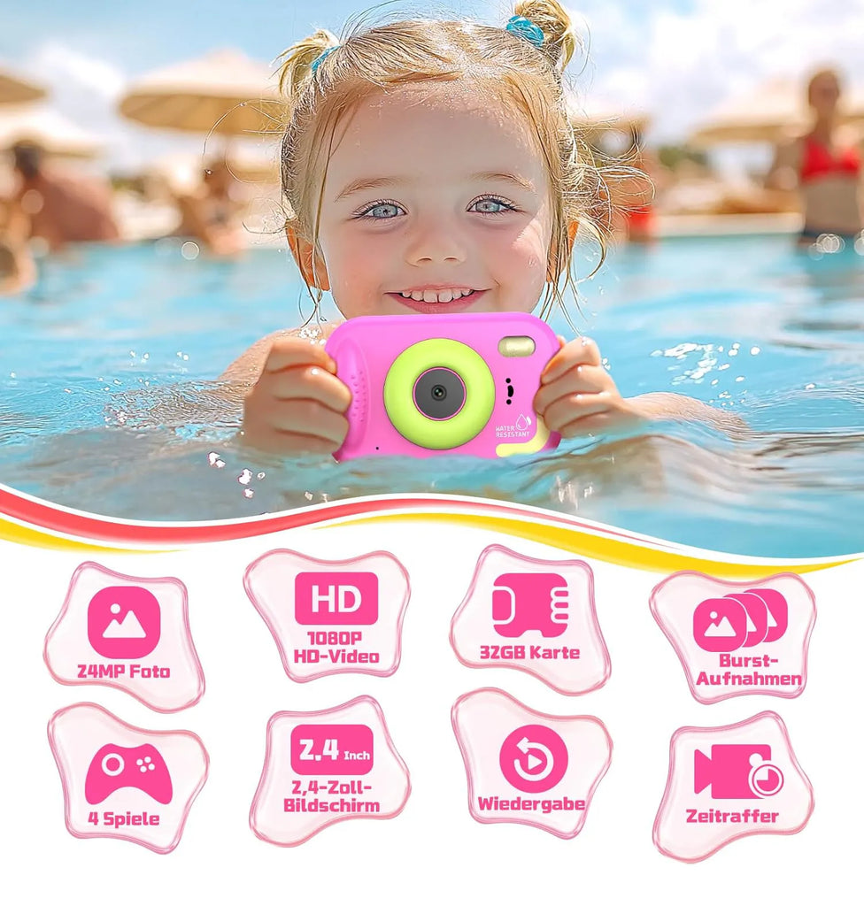 Underwater Digital Camera - Pink