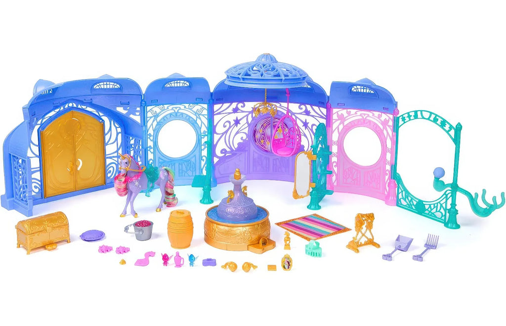 Unicorn Academy Starglow Fountain & Stable Playset