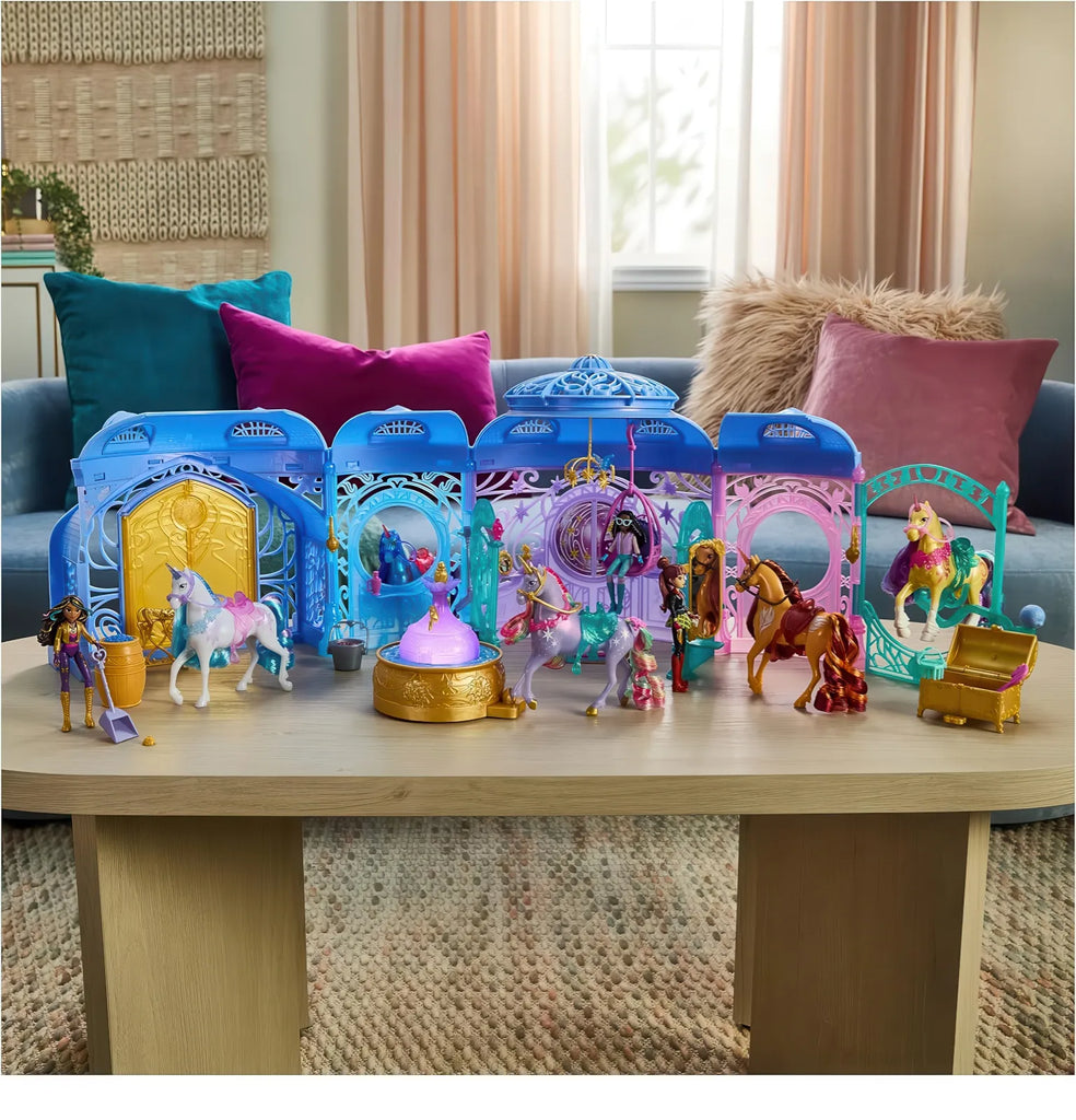 Unicorn Academy Starglow Fountain & Stable Playset