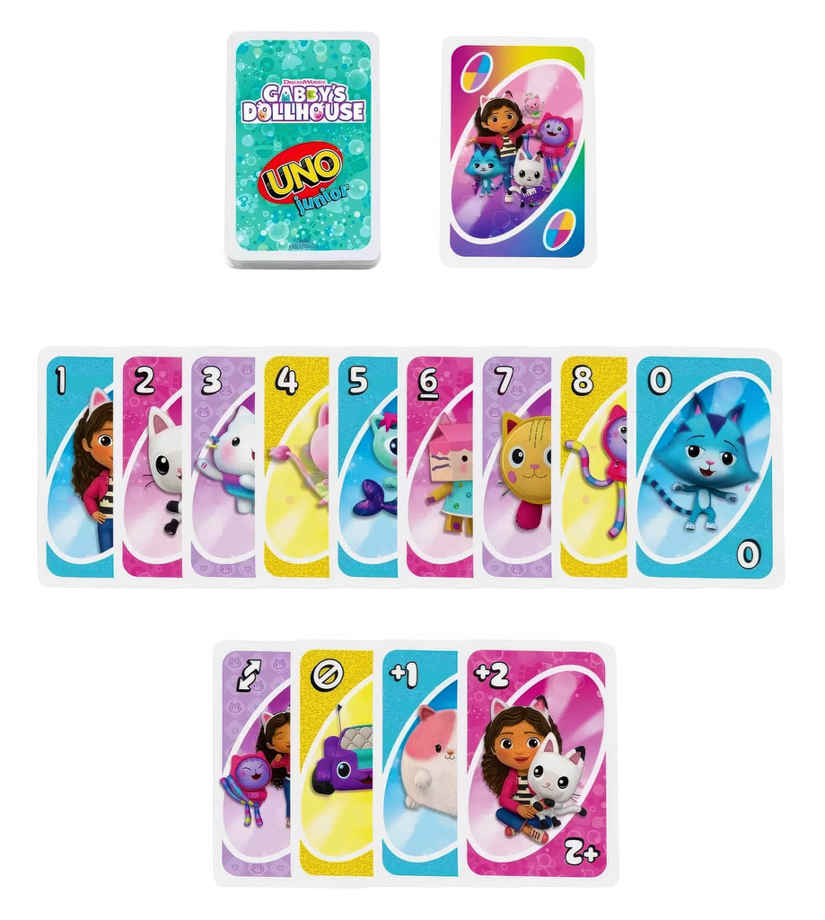 UNO Junior Gabby's Dollhouse Card Game