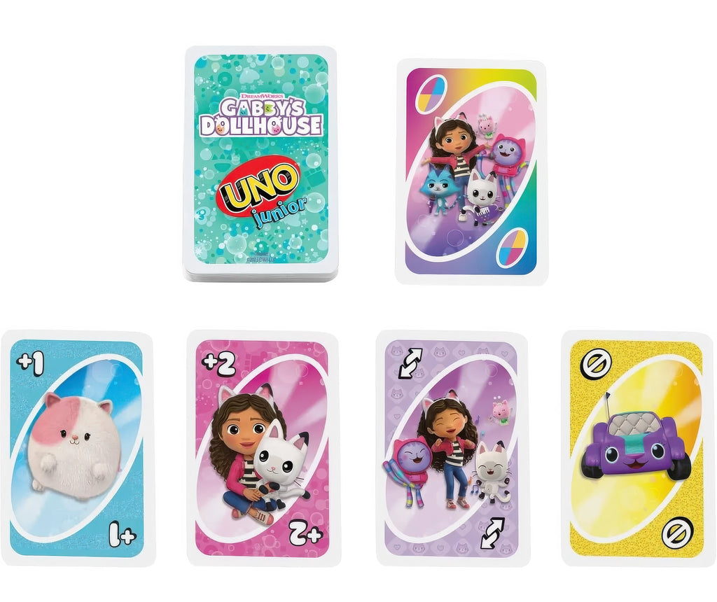 UNO Junior Gabby's Dollhouse Card Game
