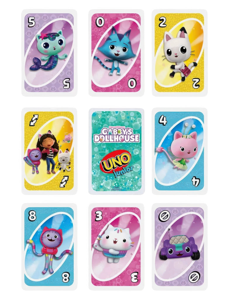 UNO Junior Gabby's Dollhouse Card Game