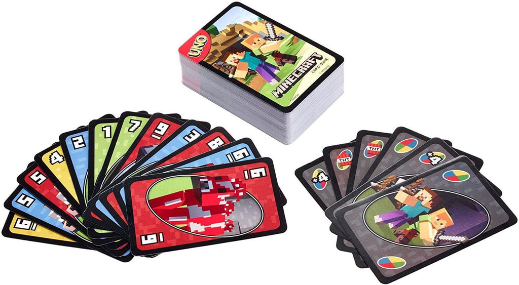 UNO Minecraft Playing Cards - TOYBOX Toy Shop