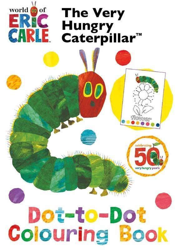 Very Hungry Caterpillar Dot To Dot Colouring Book - TOYBOX Toy Shop